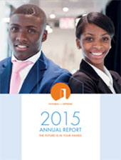 Cover of FY2015 annual report