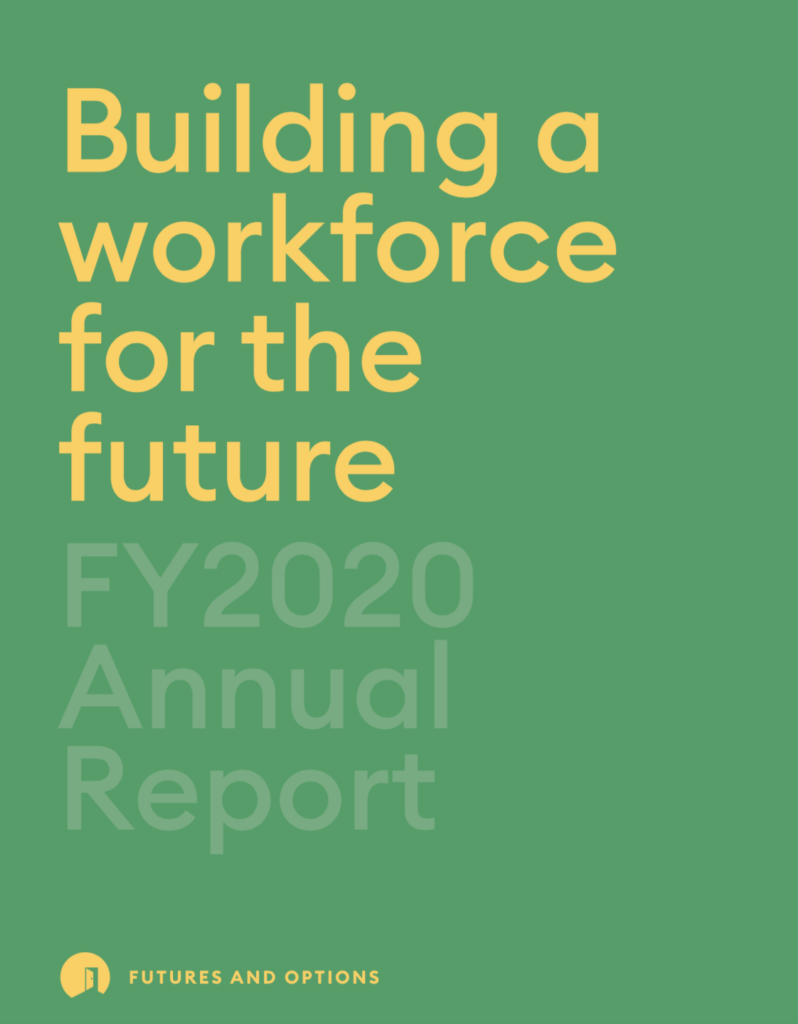 Cover of FY2020 annual report