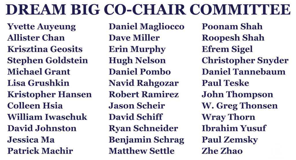 Dream Big Co-Chair Committee
