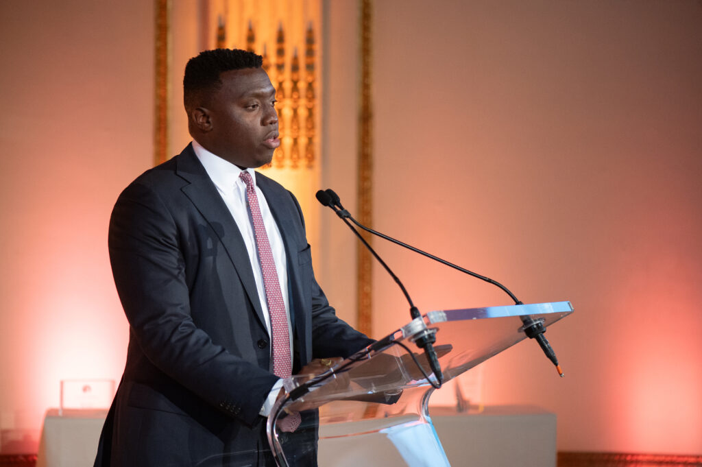 Wariz Anifowoshe speaking