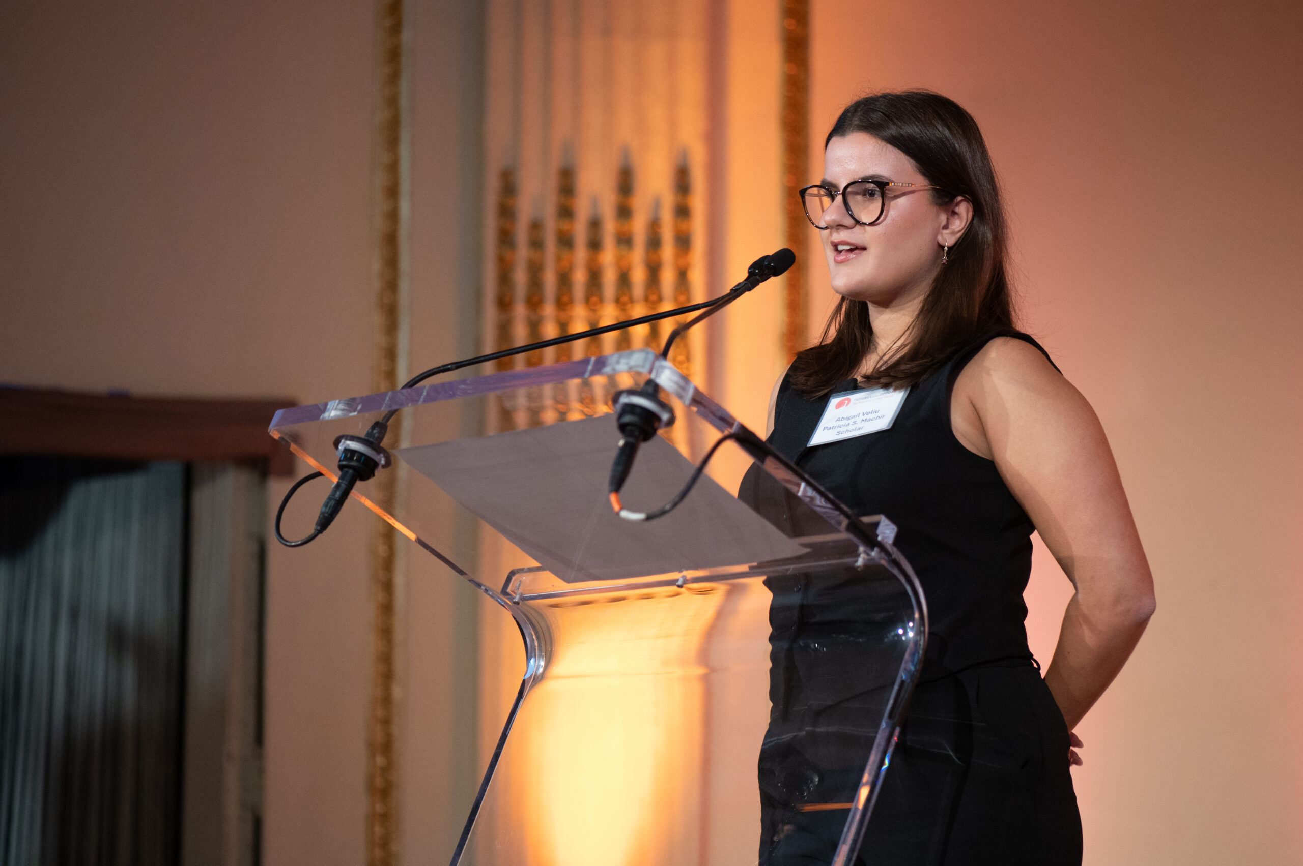 Abigail Veliu speaking