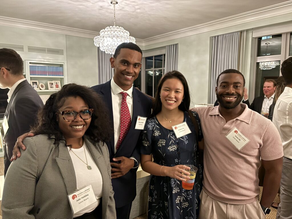 Junior Board members gather for a mixer